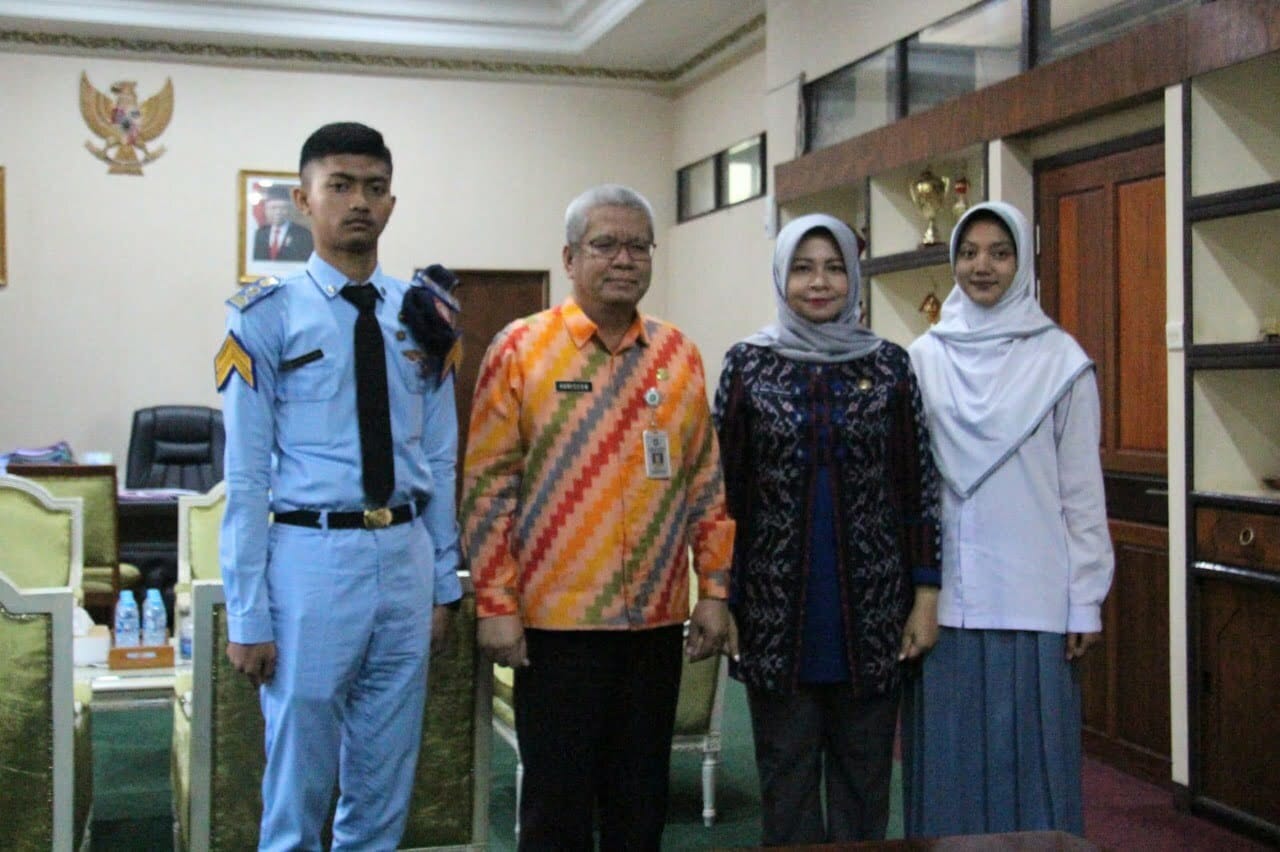 Terima Audiensi Calon Paskibraka Nasional Perwakilan Kalbar, Sekda: Tetap Jaga Kedisiplinan dan Konsentrasi