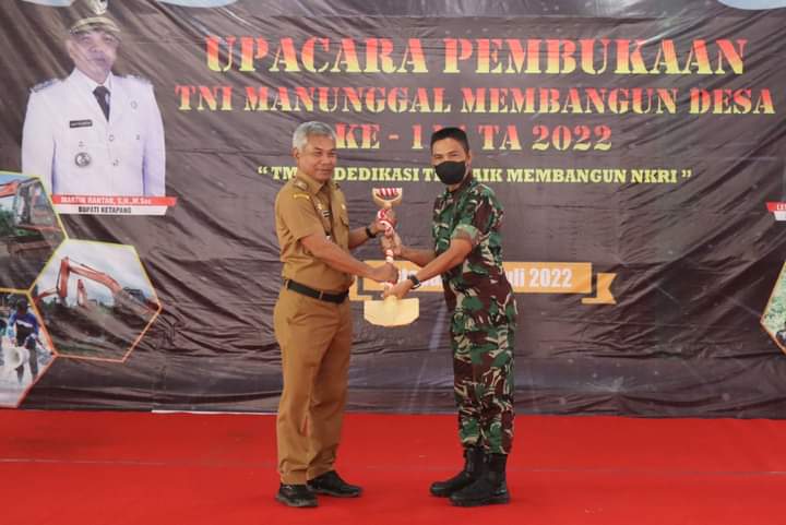 Buka TMMD Imbangan ke-114, Bupati Martin Apresiasi Kodim 1203 Ketapang