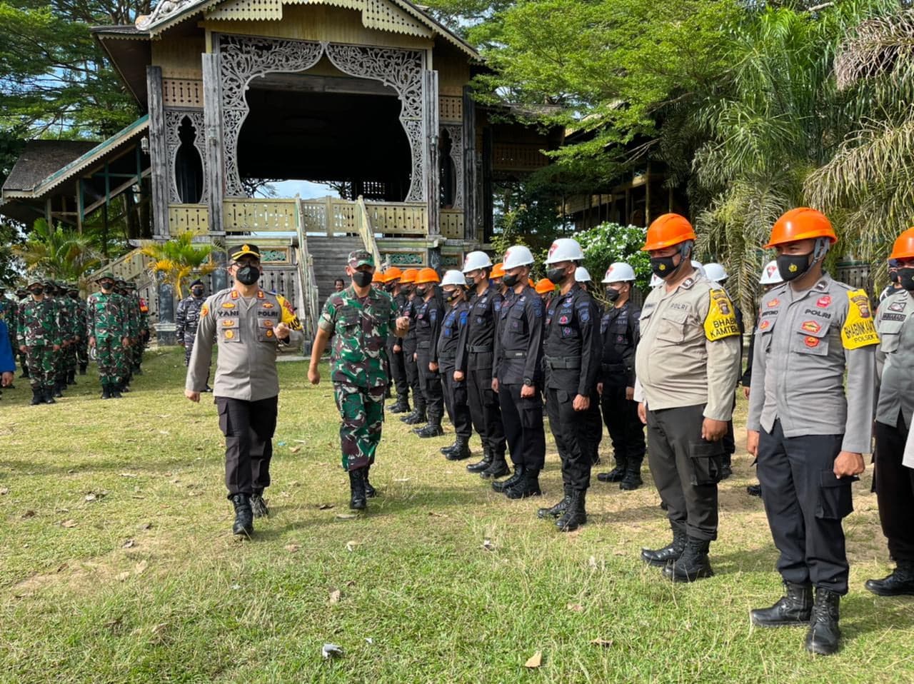 Antisipasi Karhutla, Polres Ketapang Gelar Apel Gabungan Kesiapsiagaan