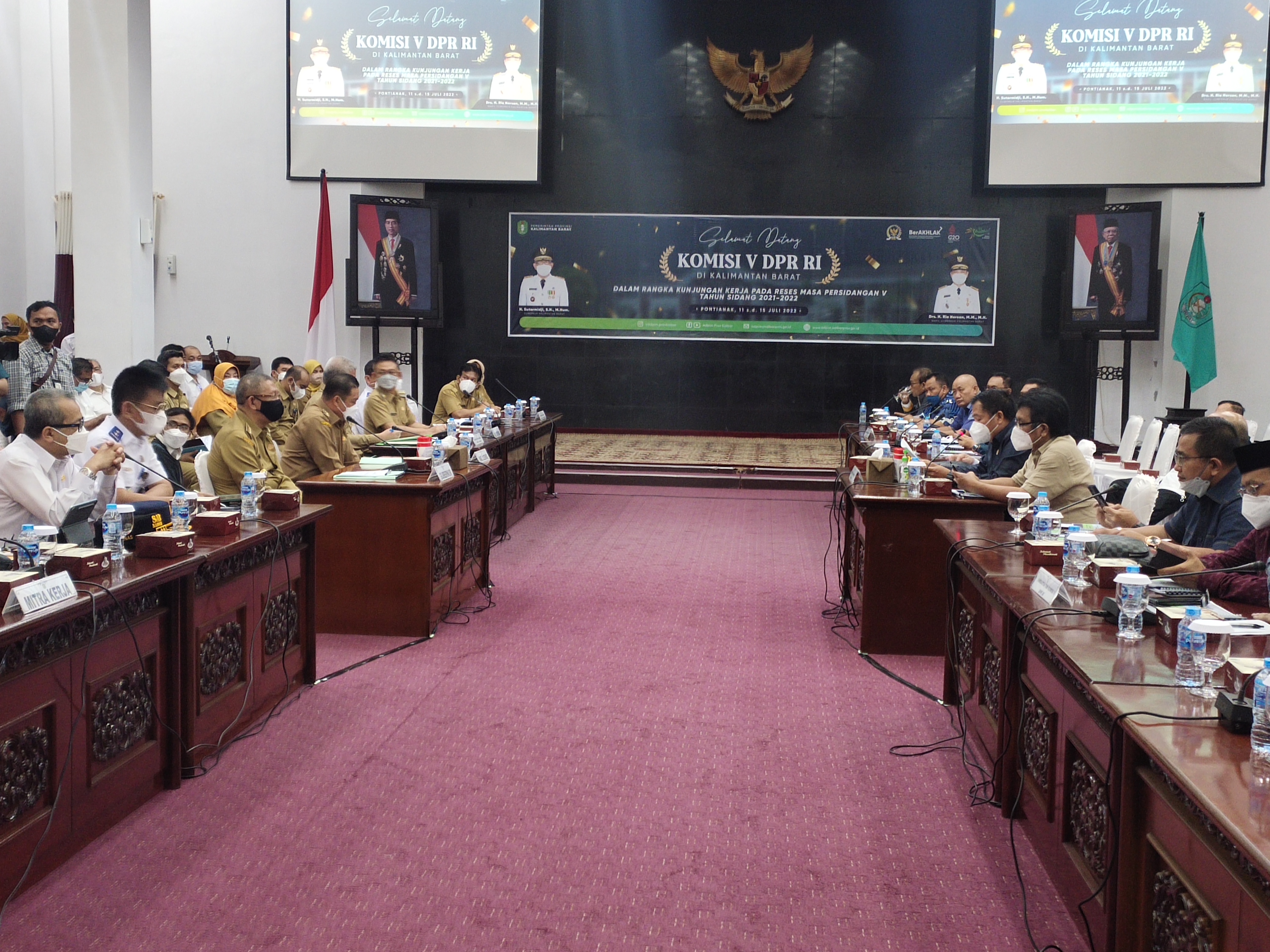 Lasarus Pimpin Kunker Komisi V DPR ke Kalbar
