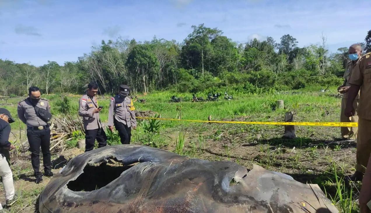 Hasil Identifikasi Tim Gegana Polda Kalbar, Serpihan Roket di Sanggau Tak Miliki Kandungan Radiasi