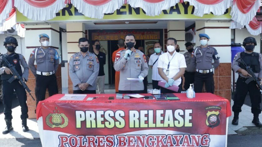 Polres Bengkayang Amankan Pelaku Sindikat Penyelundupan TKI Ilegal