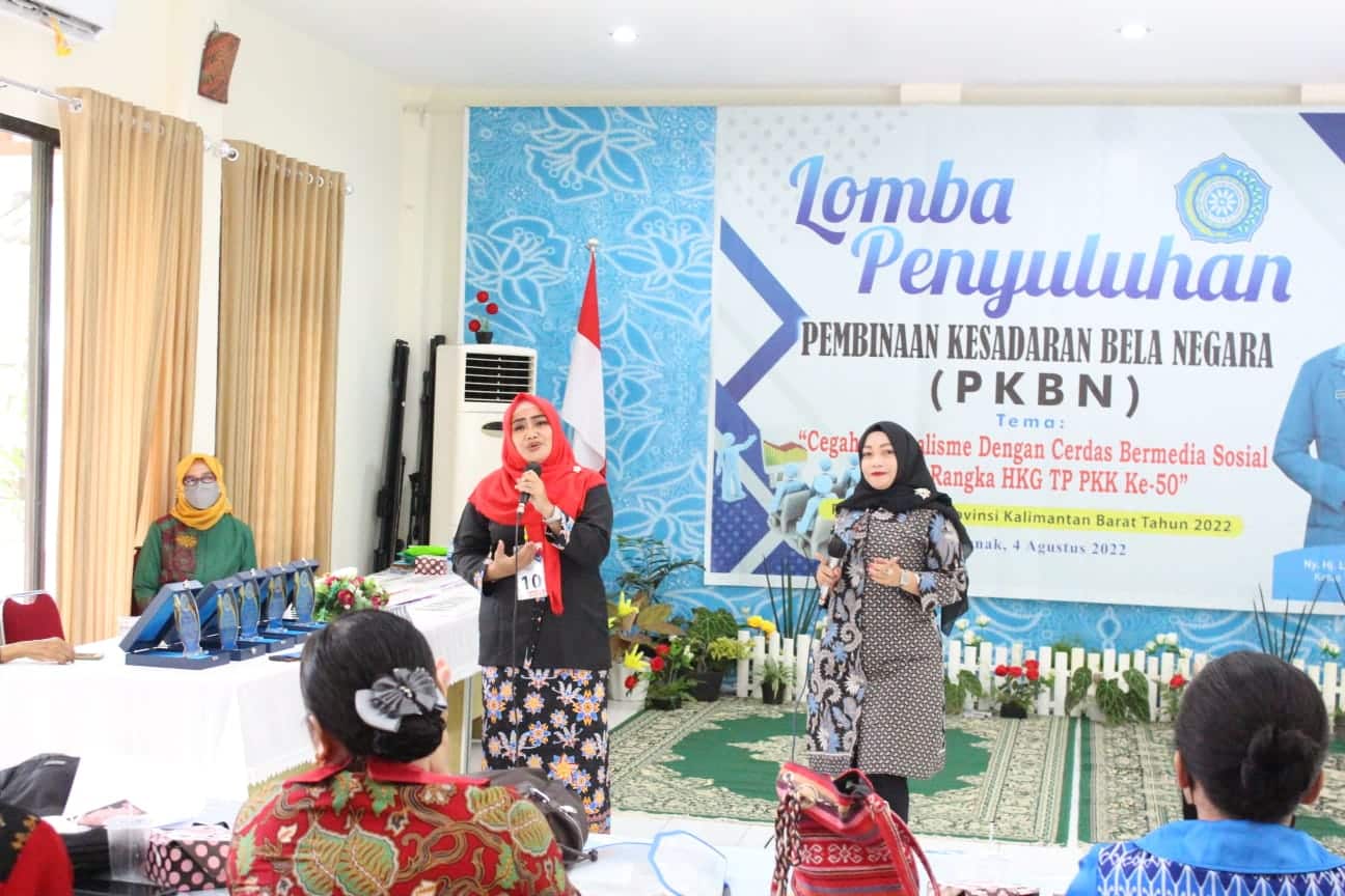 HKG ke-50, TP PKK Kalbar Gelar Lomba Penyuluhan Cegah Radikalisme dengan Cerdas Bermedia Sosial