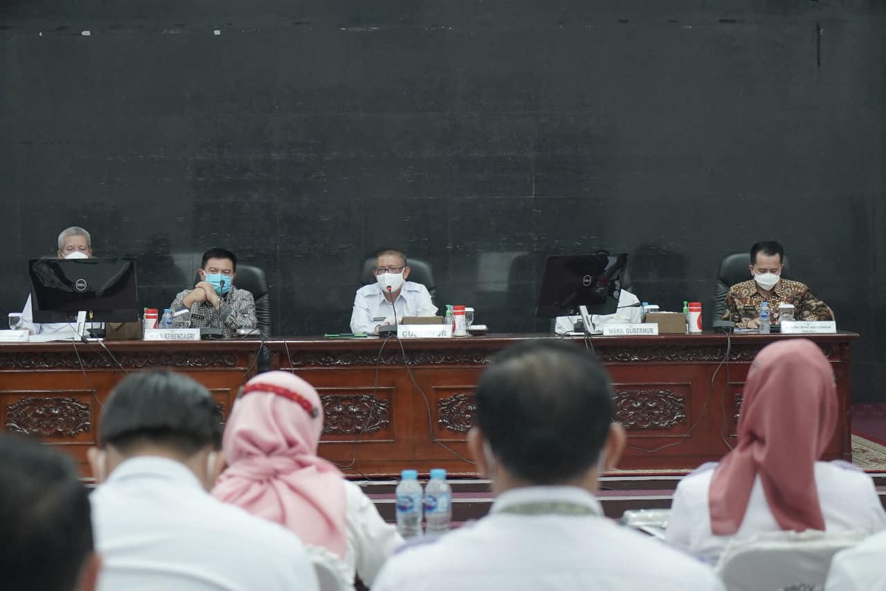 Pemprov Kalbar Gelar Rakor Percepatan Serapan APBD bersama Kemendagri