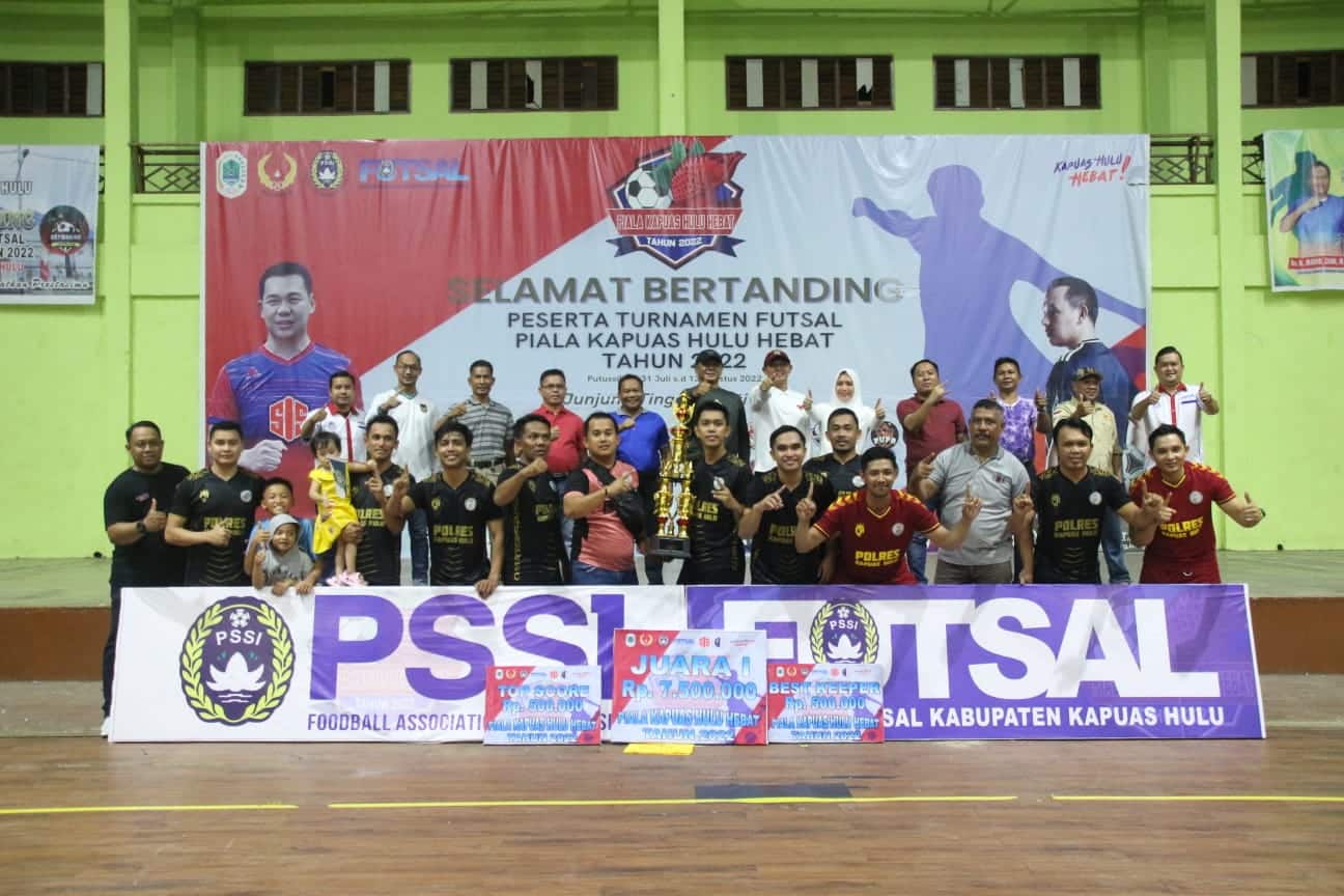 Tim Polres B Sabet Piala Kapuas Hulu Hebat 2022