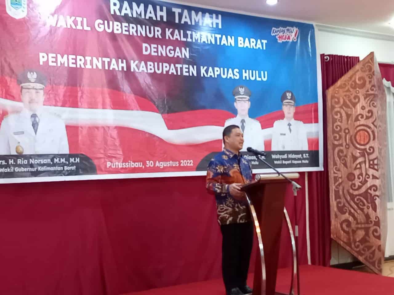 Hadiri Ramah tamah di Rumdin Bupati Kapuas Hulu, Wagub Kalbar Ungkap Kunci Keberhasilan Pembangunan
