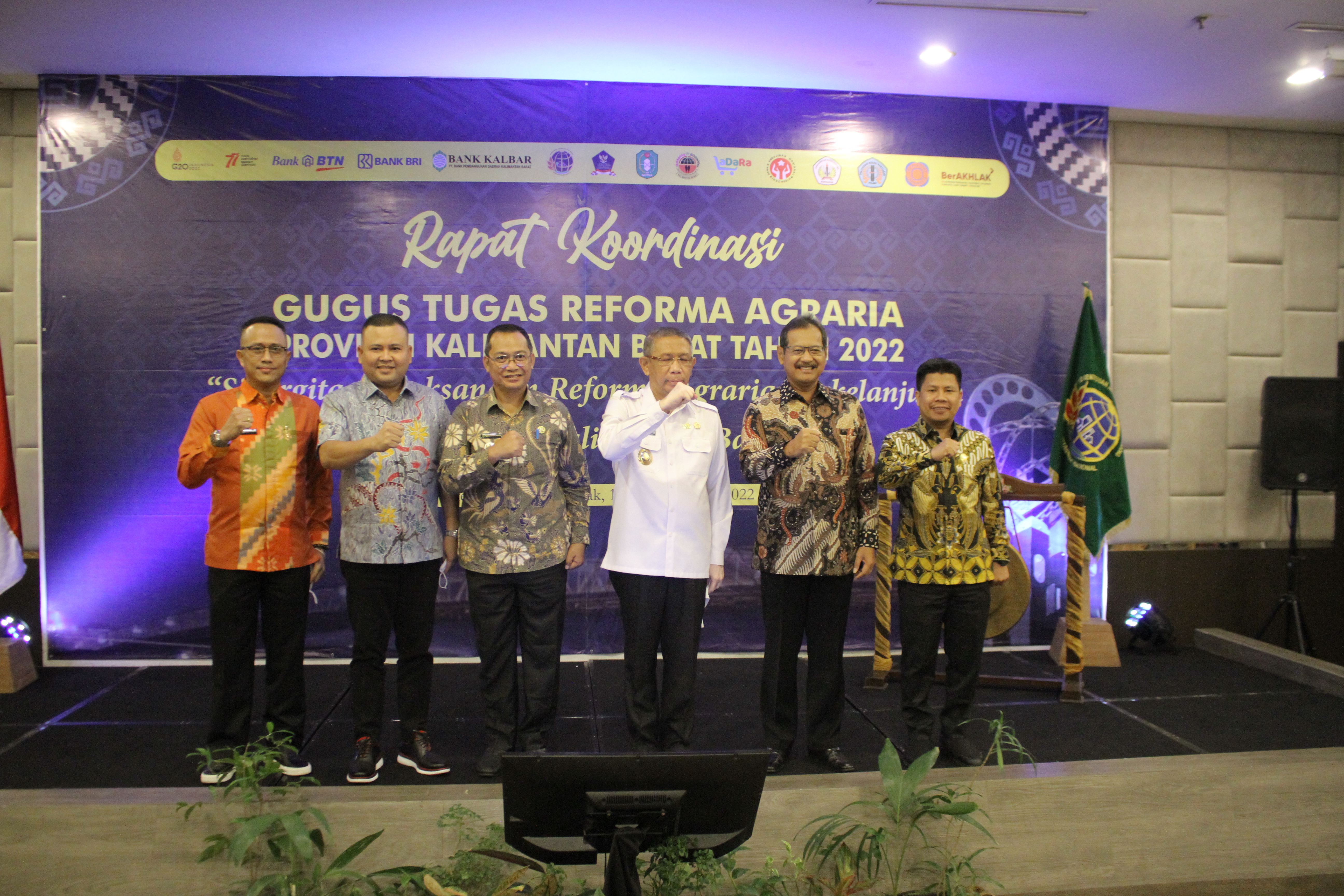 Buka Rakor GTRA, Sutarmidji: Reforma Agraria untuk Sejahterakan Rakyat