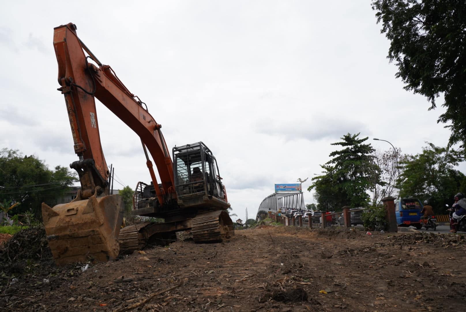 Duplikasi Jembatan Kapuas I Mulai Dikerjakan, Jalan Sultan Hamid II Akan Dilebarkan