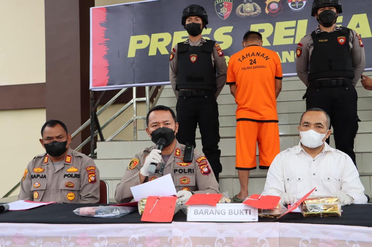 Nekat Bawa Narkoba 4 Kg, Pria Asal Kubu Raya Diamankan Polres Sanggau