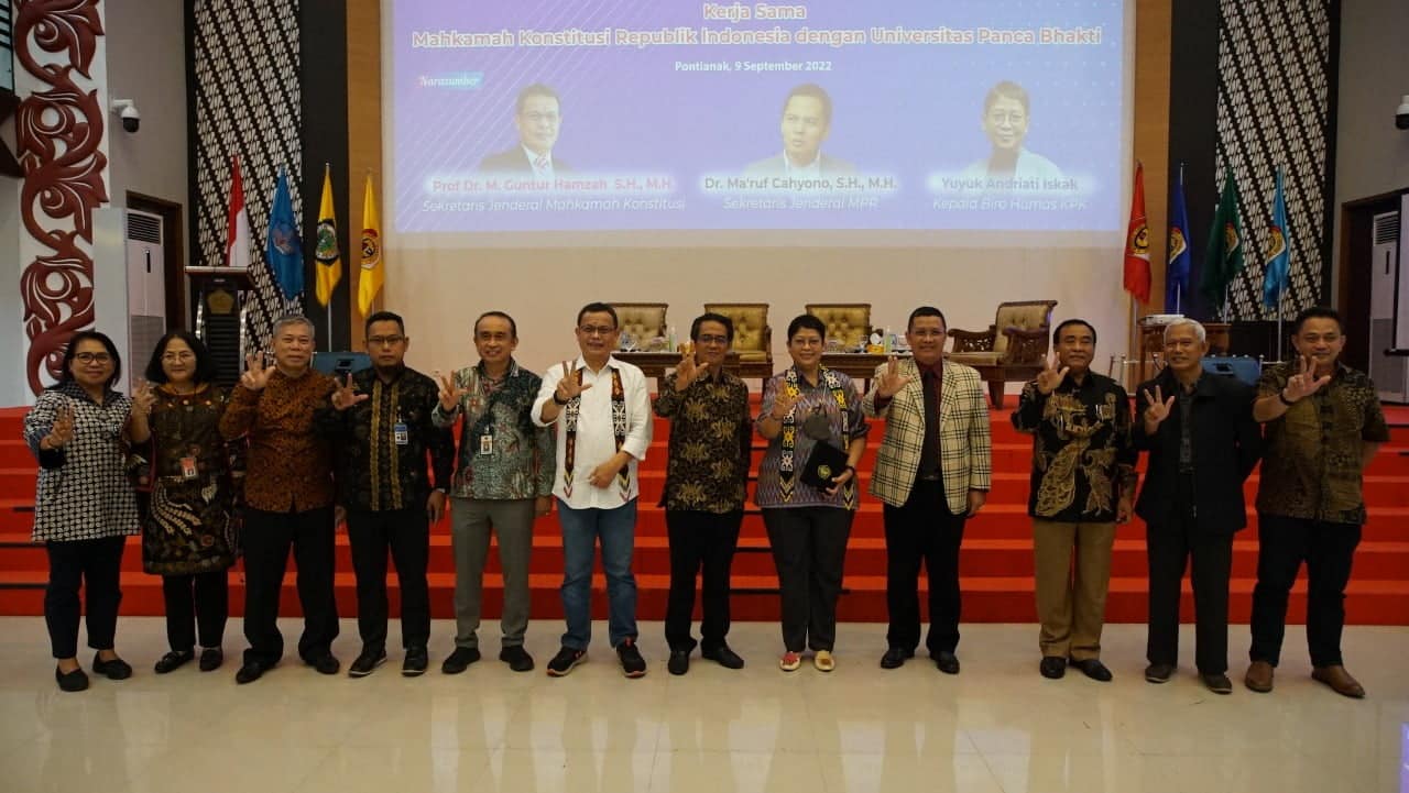 Universitas Panca Bhakti dan MK Kembali Menyelenggarakan Kuliah Umum Bersama KPK