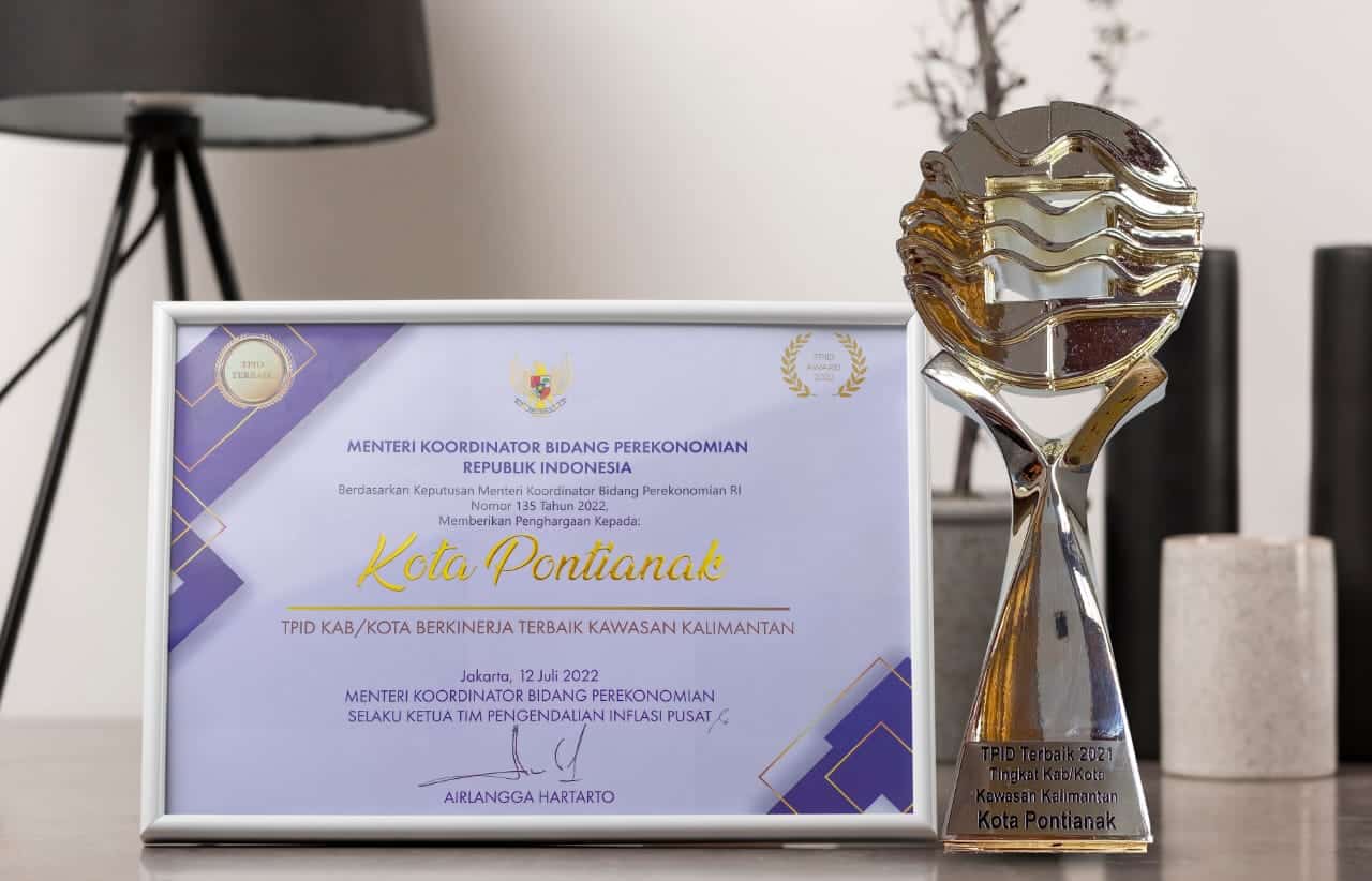 Raih Penghargaan Nasional Sebagai TPID Terbaik se-Kalimantan, Wako Edi: Wujud Sinergitas Bersama