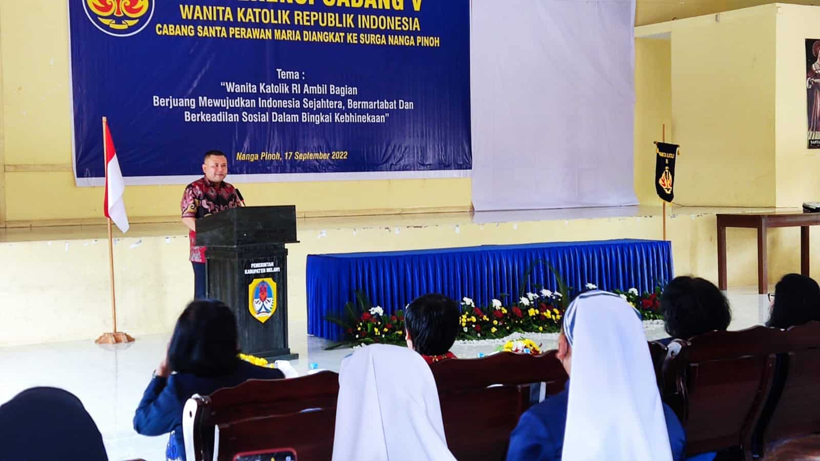 WKRI DPC SPMDKS Nanga Pinoh Gelar Konfercab V, Bupati Dadi: Pemerintah Daerah Akan Bantu Melalui Bansos 
