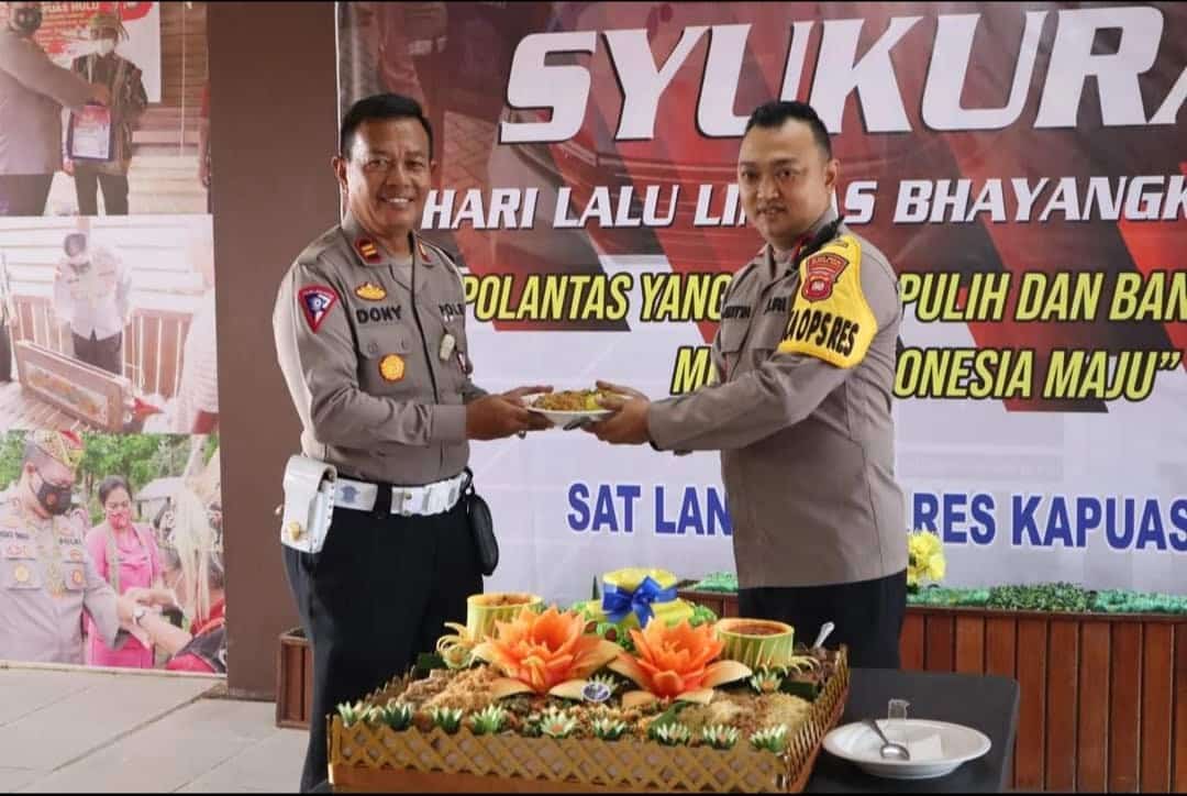 Peringati Hari Lantas Bhayangkara ke-67, Satlantas Polres Kapuas Hulu Gelar Syukuran