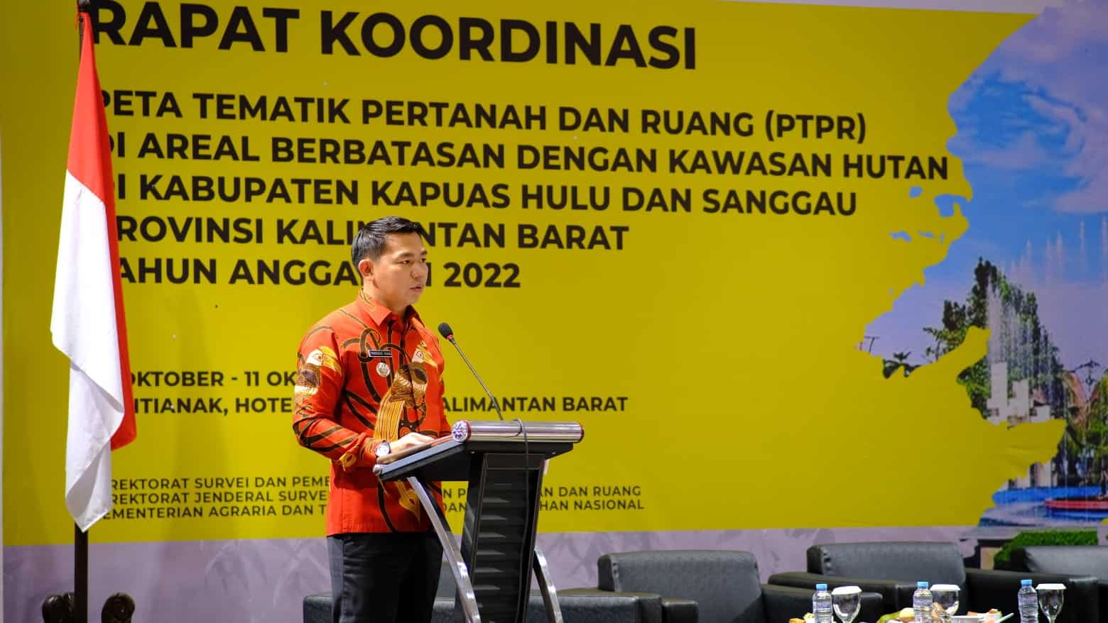 Bupati Kapuas Hulu Ikuti Rakor Pembuatan Peta Tematik Pertanahan dan Ruang