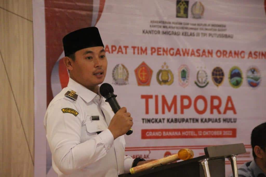 Wakil Bupati Wahyudi Hidayat Buka Rapat Timpora Tingkat Kabupaten Kapuas Hulu