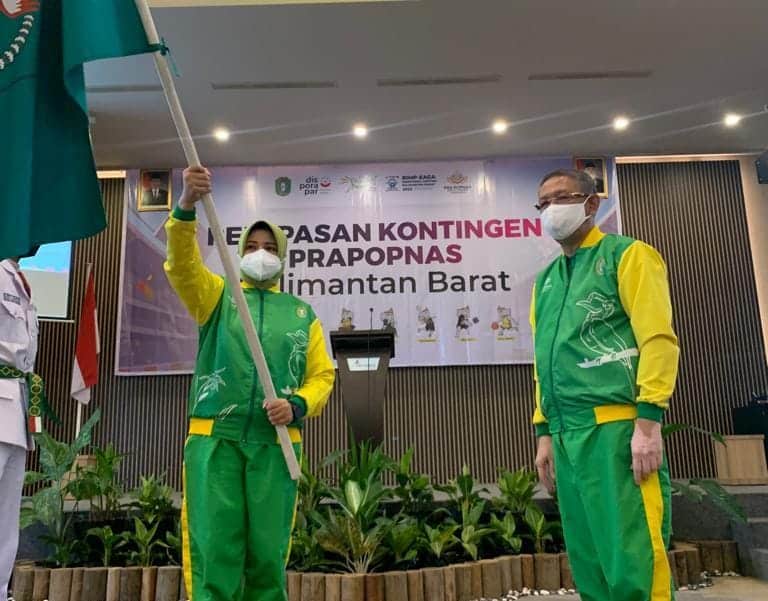 Gubernur Kalbar Lepas Kontingen Pra Popnas Zona 2 Tahun 2022