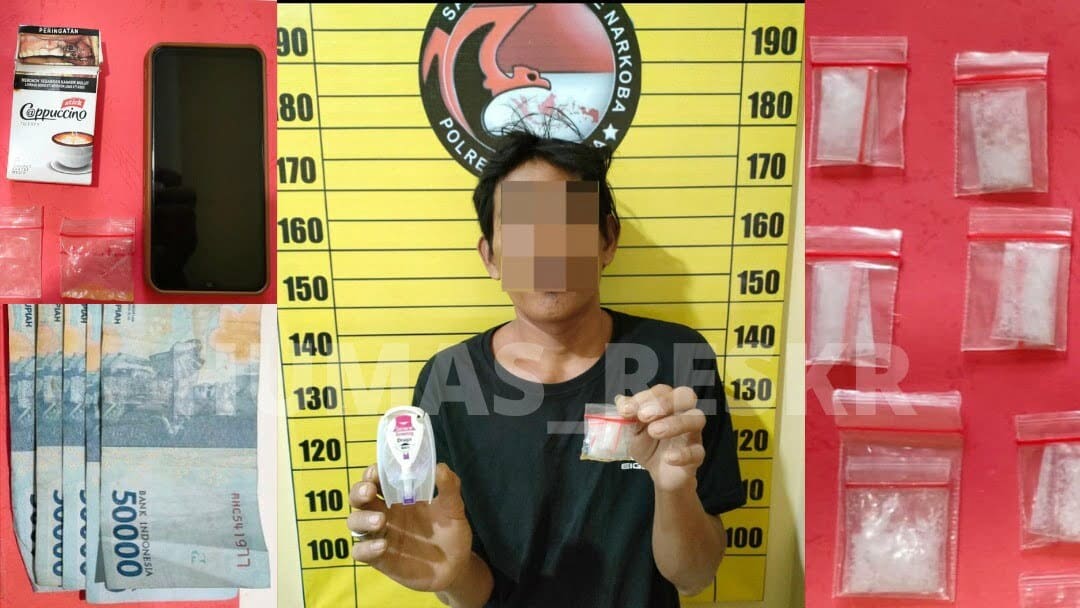 Ngojek Sambil Jualan Sabu, Pria di Sungai Raya Dibekuk Tim Reserse Polres Kubu Raya