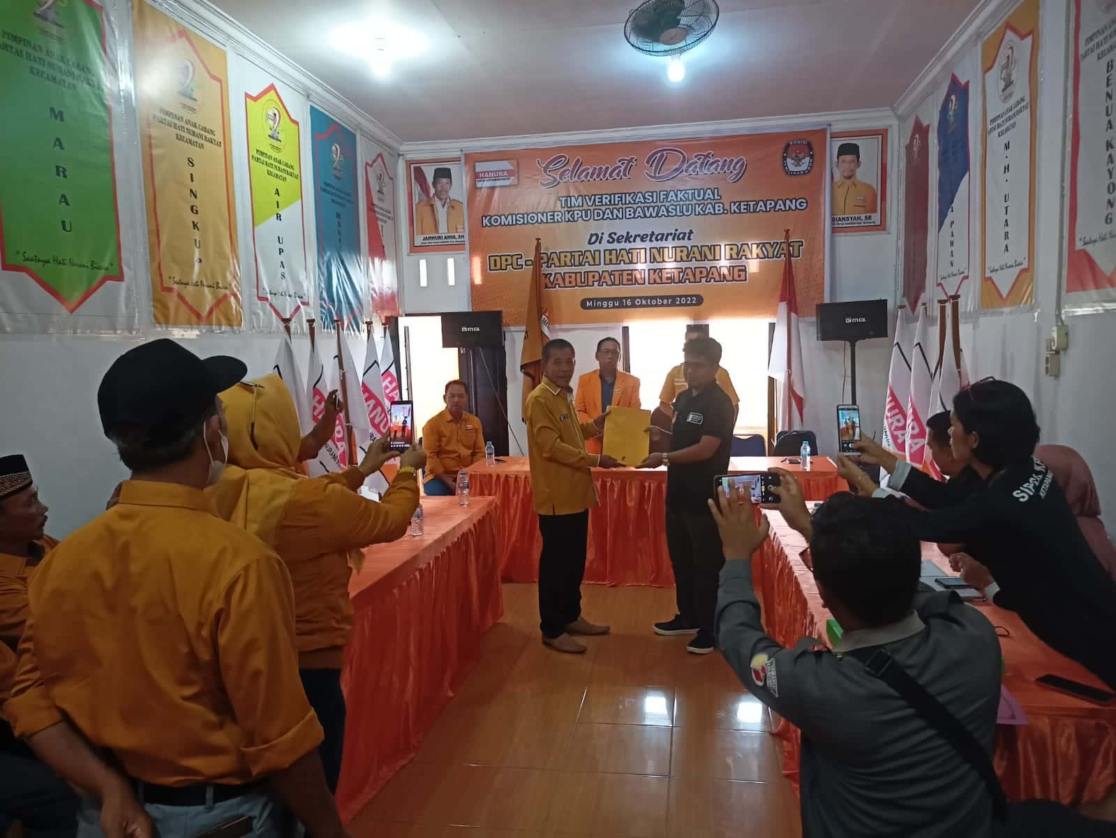 KPU Sebut Hasil Verifikasi Data Partai Hanura Ketapang Sesuai Fakta di Lapangan