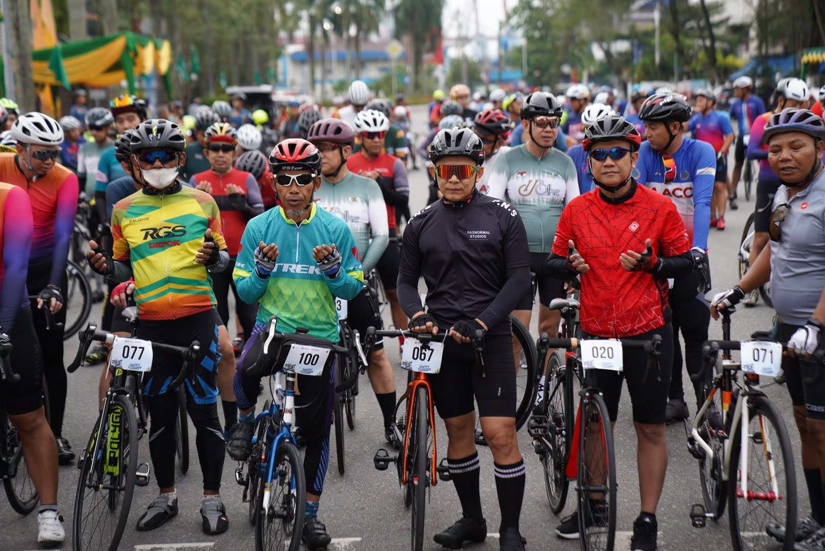Meriahkan Harjad Kota Pontianak ke-251, Ratusan Pesepeda Ikuti Happy Cycling 251 Kilometer