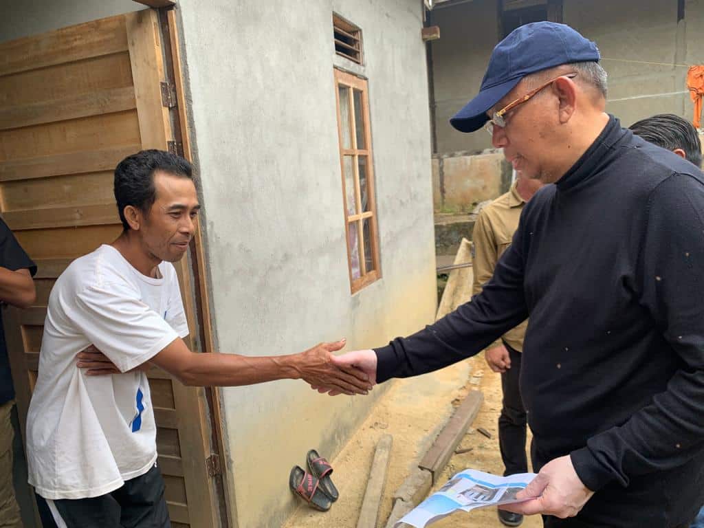 Gubernur Kalbar Tinjau Hasil Program Bedah Rumah Tak Layak Huni di Sanggau