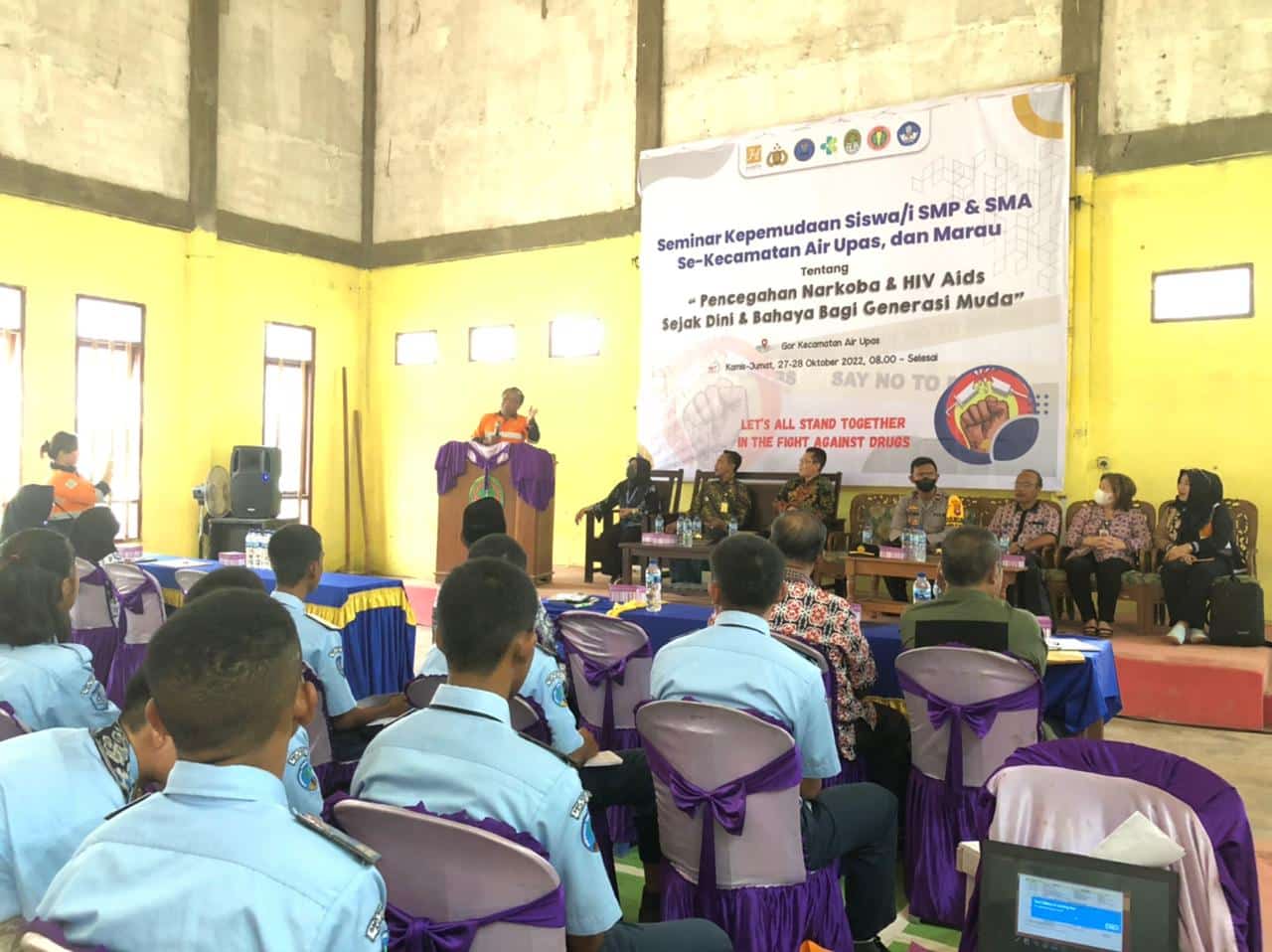 Cegah Bahaya Narkoba dan HIV Aids, CMI Gelar Seminar Kepemudaan bersama Pelajar SMP dan SMA 