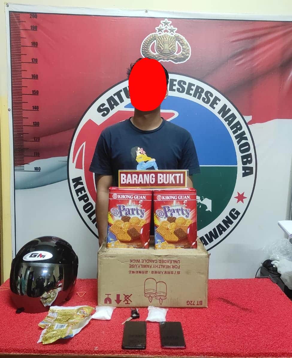 Tim Gabungan Polri dan Bea Cukai Amankan Satu Pengedar Sabu di Singkawang