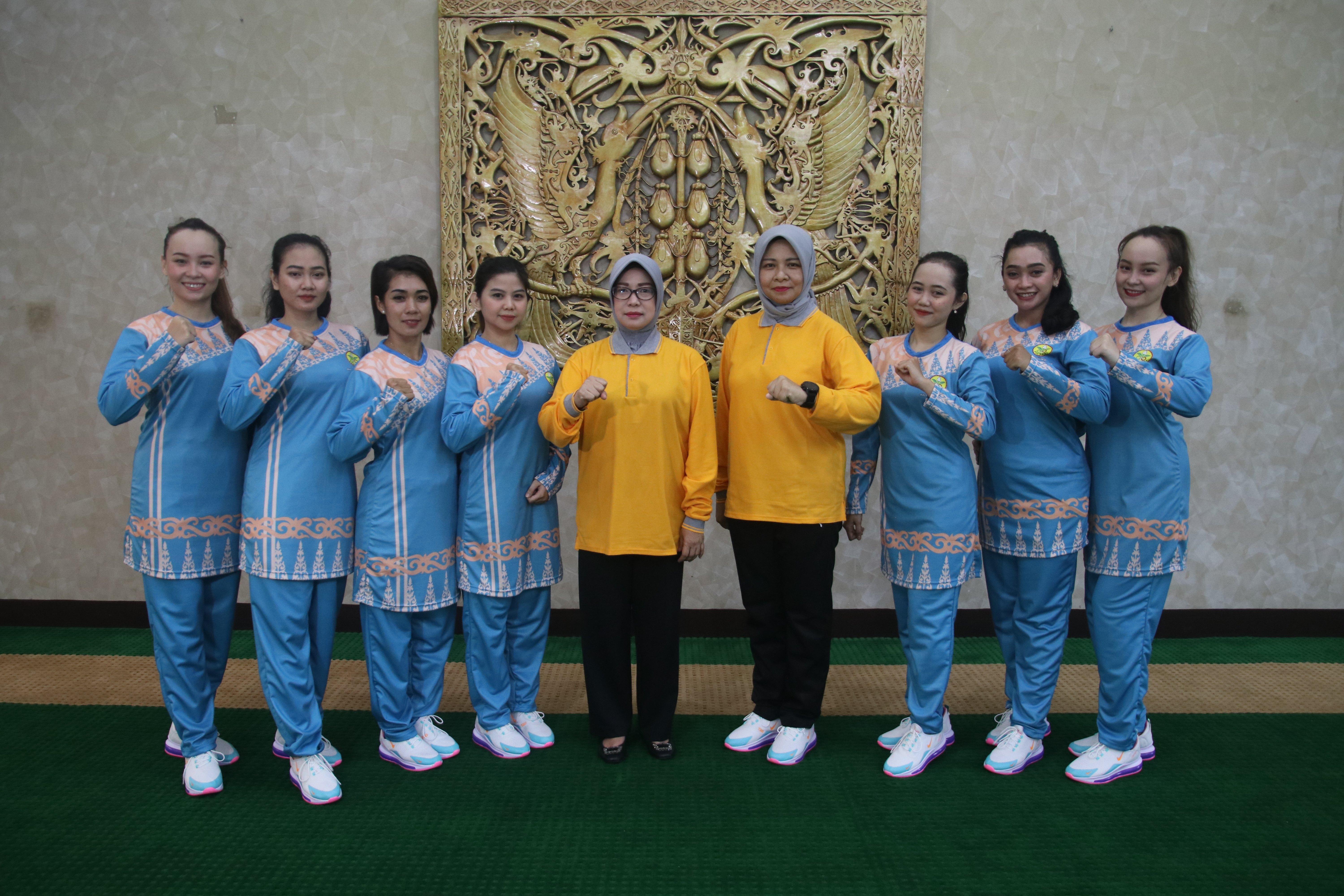 Tim Senam Provinsi Kalbar Siap Ikuti Lomba Senam Piala Ibu Negara