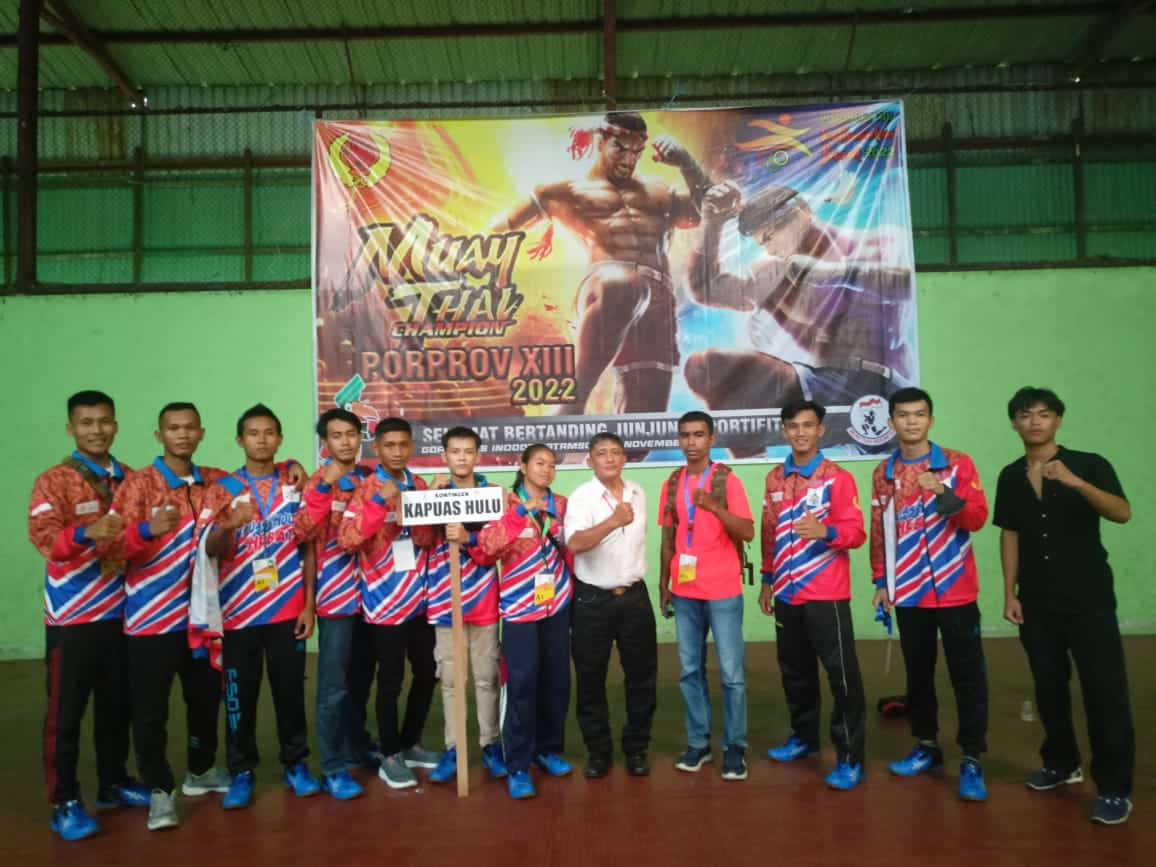 Atlet Muaythai Kapuas Hulu Berlaga di Partai Final Porprov XIII Hari Ini, Perebutkan medali Emas 