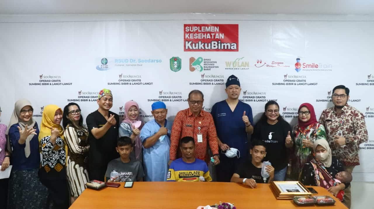 Operasi Bibir Sumbing Semarakkan Hari Kesehatan Nasional 2022 di Kalbar