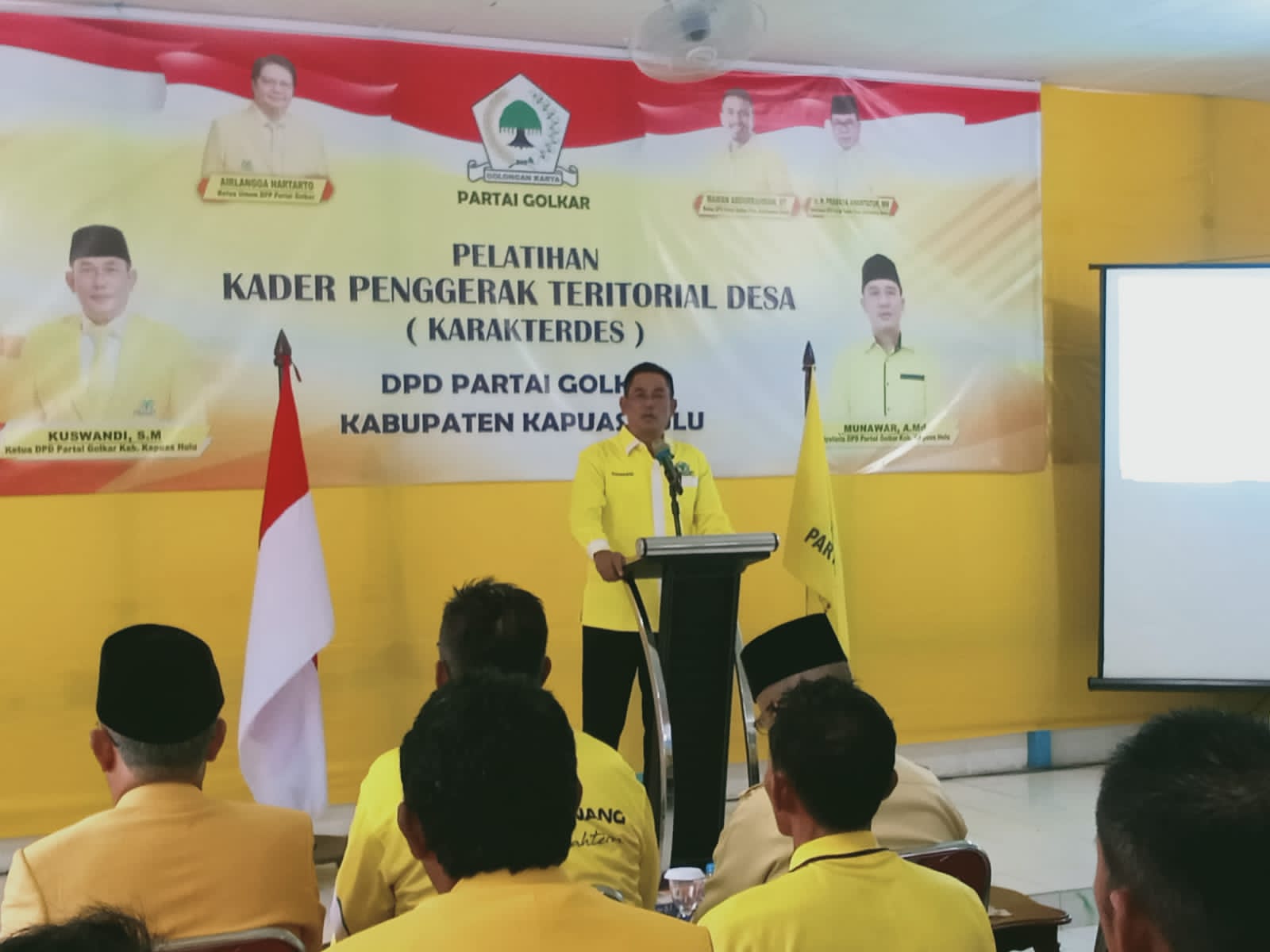 DPD Golkar Kapuas Hulu Gelar Karakterdes Tingkat Kabupaten, Kuswandi: Ulang Sejarah dan Menangkan Pemilu 2024