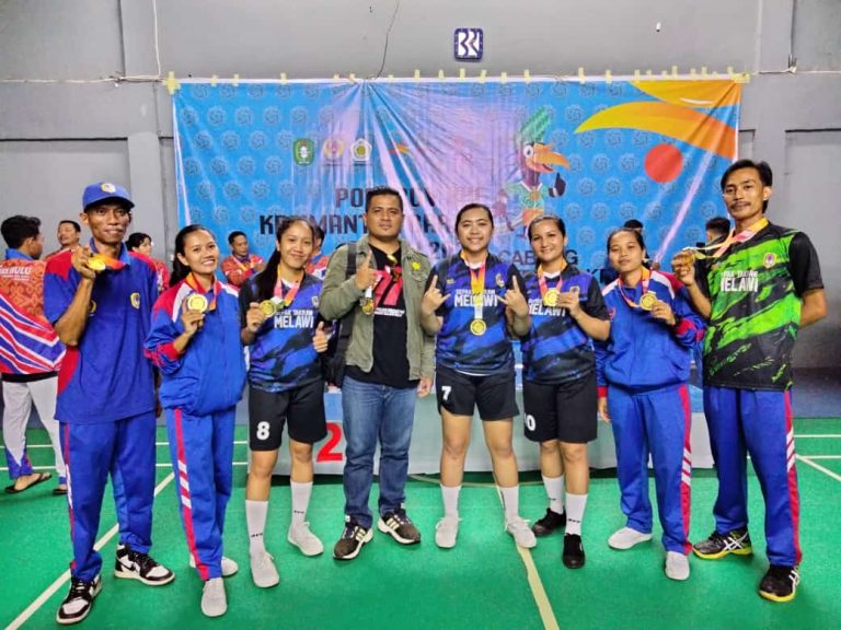 Tim Takraw Melawi Sumbang Emas Kedua di Porprov Kalbar 2022