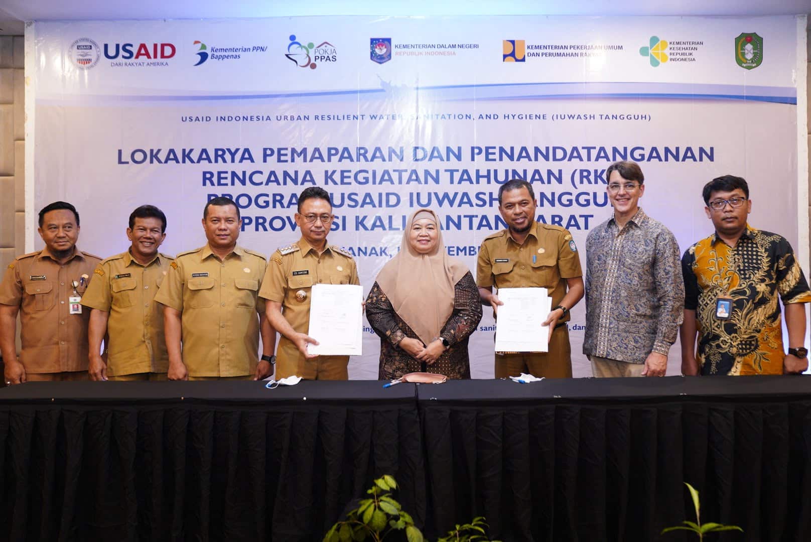 Komitmen Percepat Akses Air Minum dan Sanitasi, Wako Edi Teken Rencana Kerja Tahunan bersama USAID
