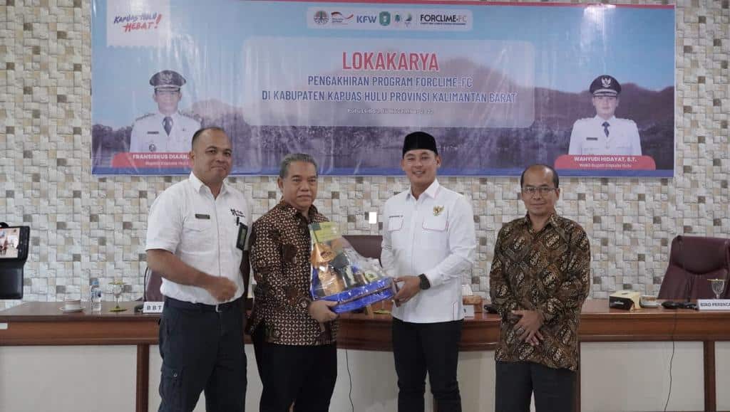 Wakil Bupati Kapuas Hulu Hadiri  Lokakarya Pengakhiran Program Forclime-FC
