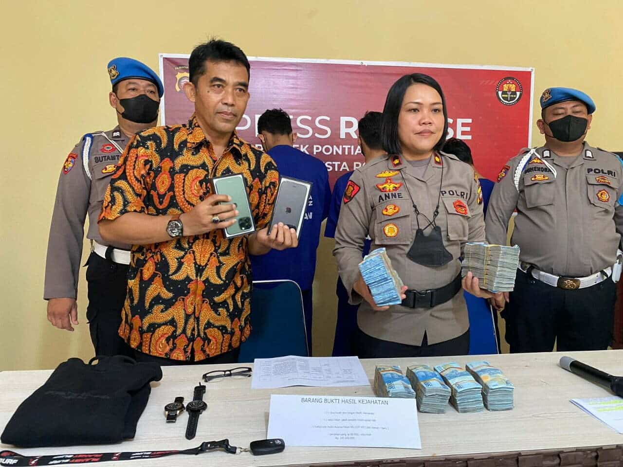 Polisi Ringkus 3 Pelaku Pencurian Uang Milik PT Avantage