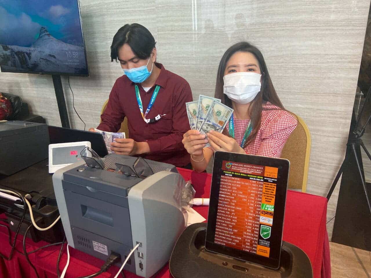Gemilang Money Changer Sediakan Penukaran 16 Jenis Mata Uang Asing Selama BIMP-EAGA