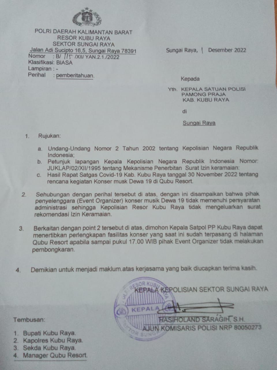 EO: Konser Dewa 19 Tidak Batal, Tapi Ditunda untuk Waktu yang Tidak Ditentukan