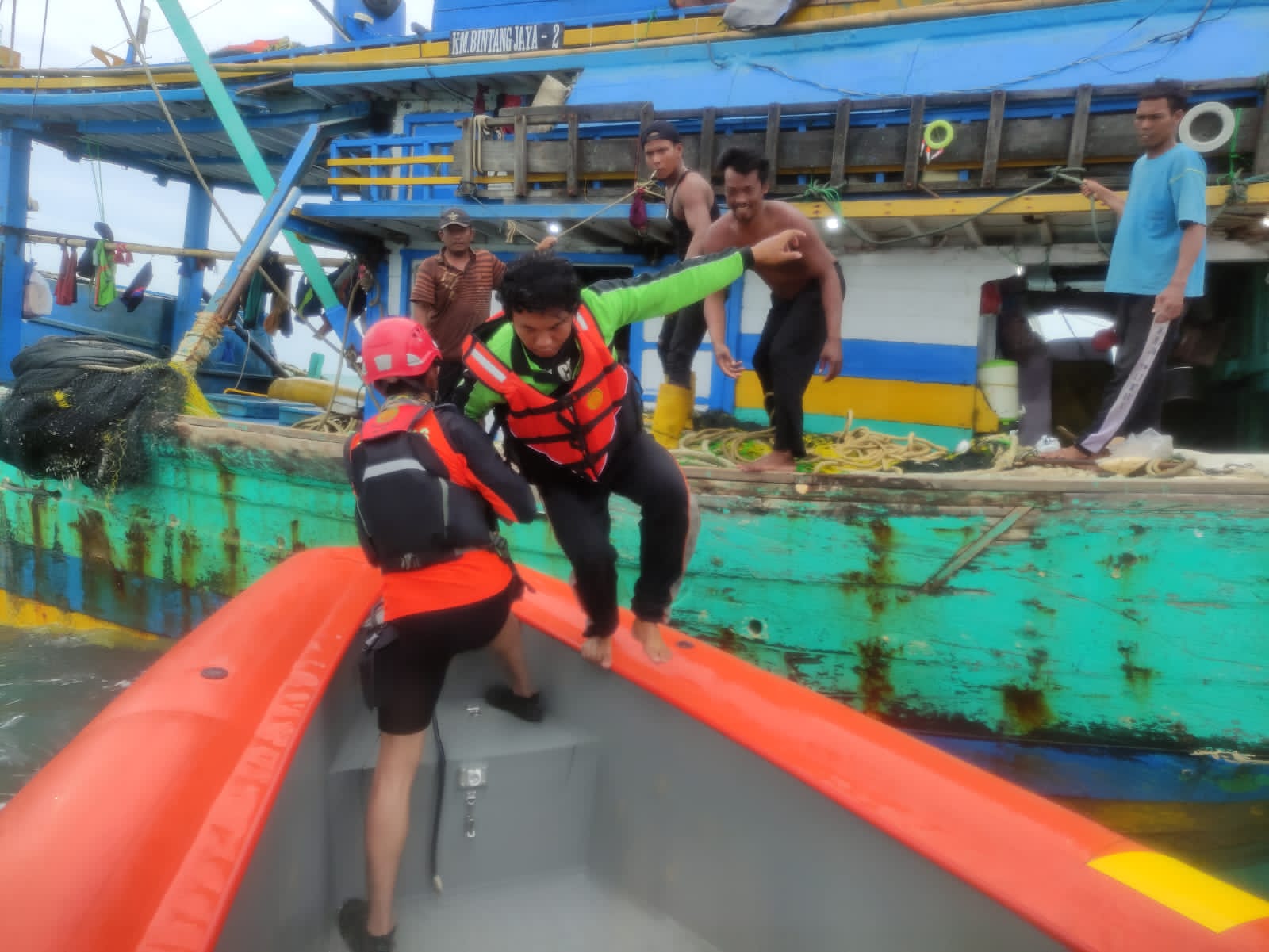 Satu ABK KM KY 02 Berhasil Diselamatkan