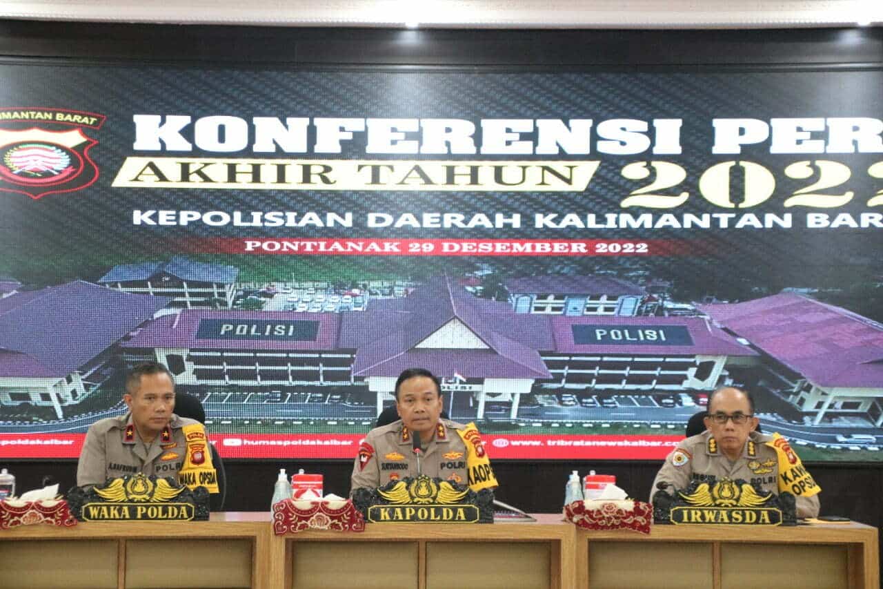 Polda Kalbar Sebut Angka Kasus Kejahatan Cenderung Menurun di 2022