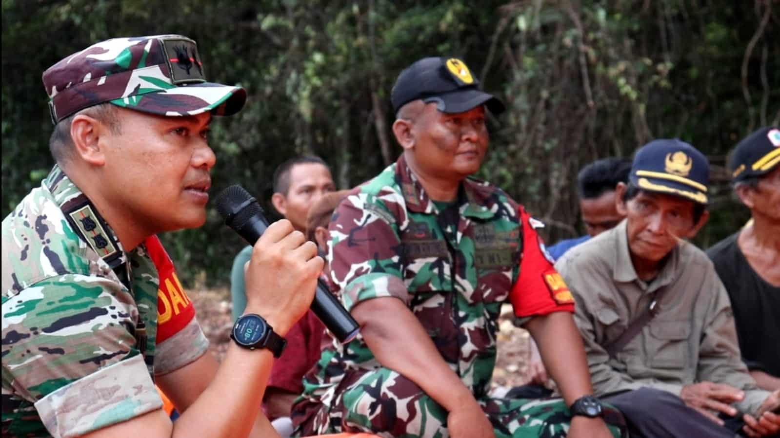 Dandim 1206 Putussibau Silaturahmi ke Warga Desa Ujung Said Jongkong