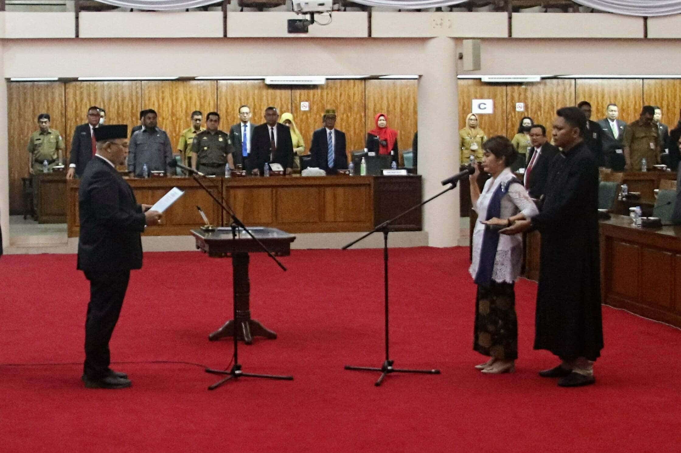 Sekda Harisson Hadiri PAW Anggota DPRD Kalbar dari Fraksi Nasdem