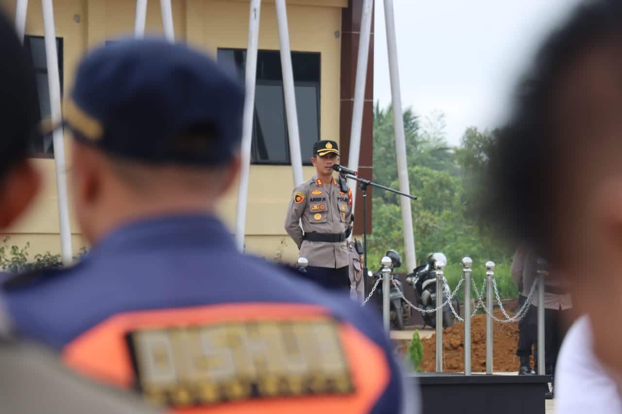 Jelang Perayaan Imlek 2574 Kongzii dan Cap Go Meh 2023, Polres Kubu Raya Gelar Apel Pengamanan