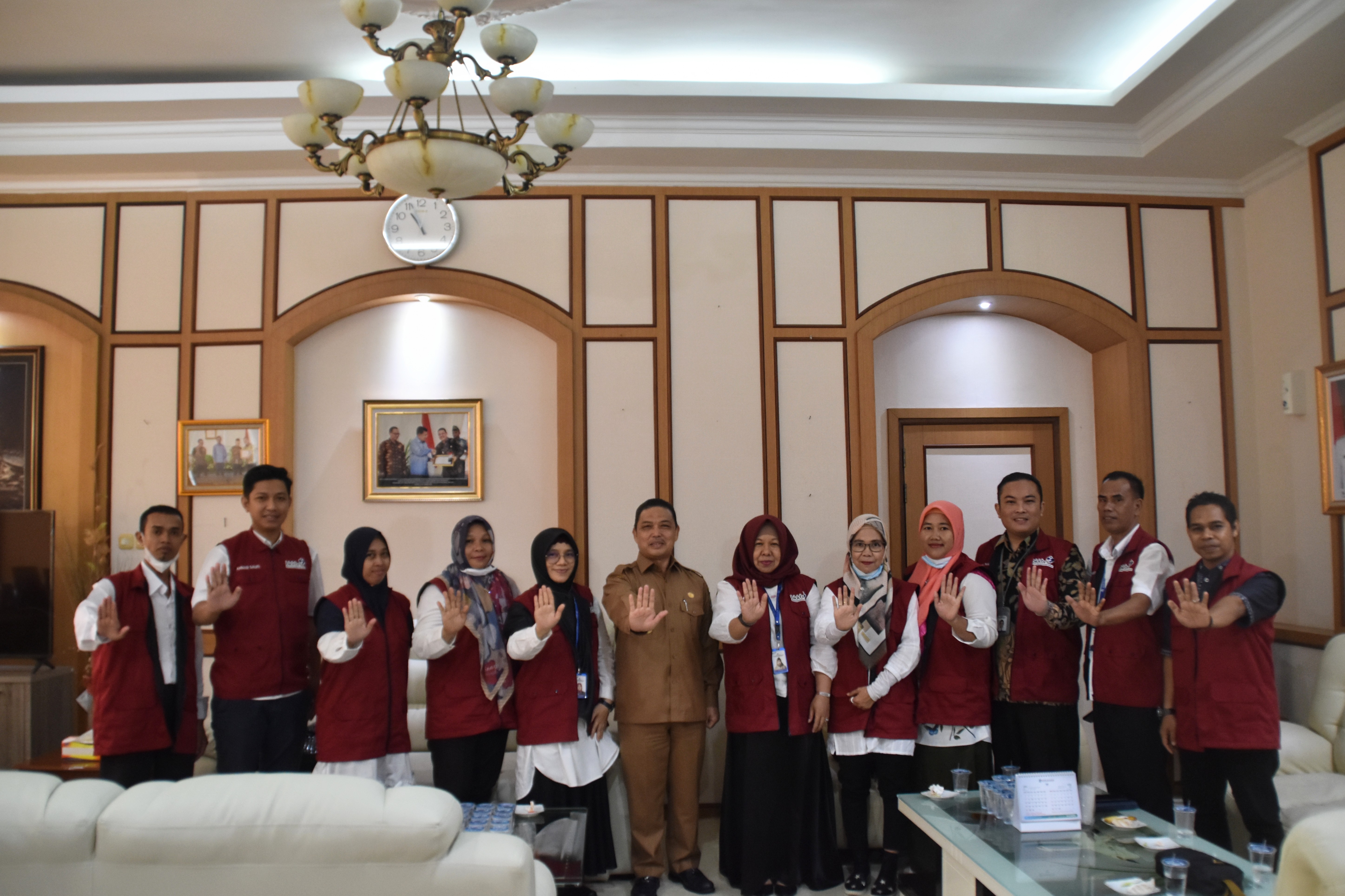 Wagub Kalbar Terima Audiensi Satgas TPPS Kalbar