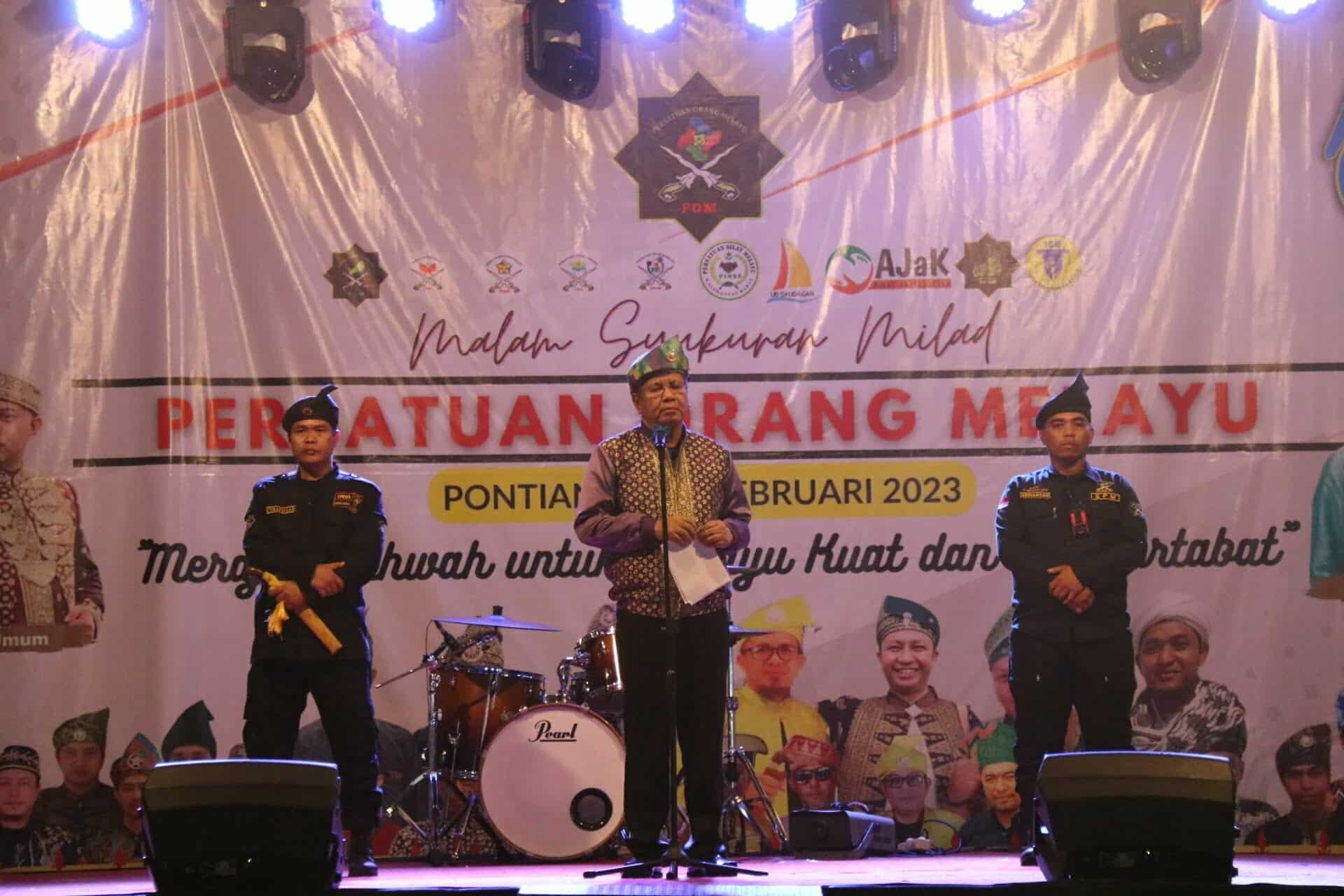 Hadiri Milad ke-6 POM Kalbar, Ini Harapan Sekda Harisson