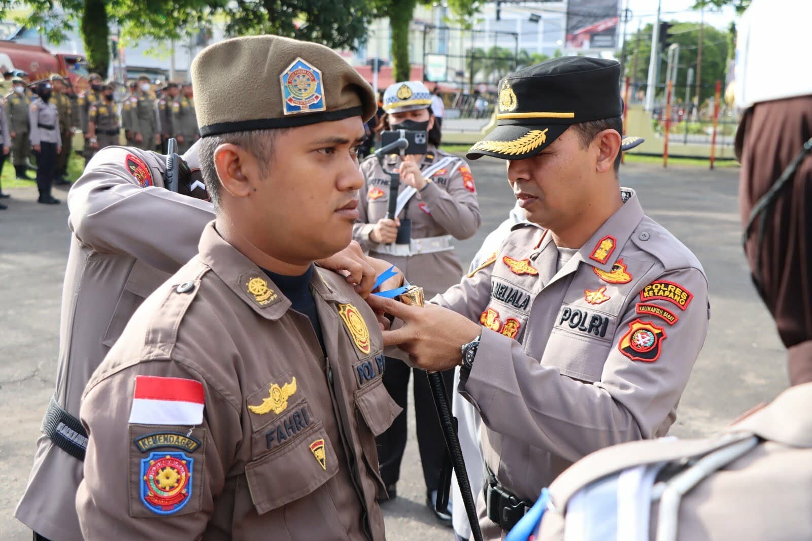 Kapolres Ketapang Pimpin Apel Gelar Operasi Keselamatan Kapuas 2023