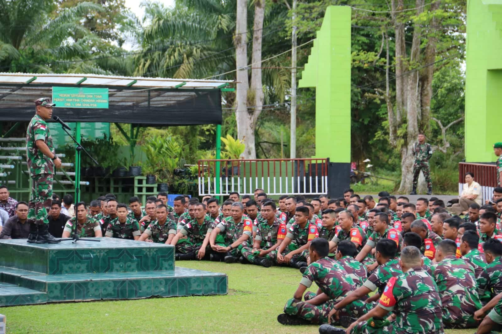 Perintah Pimpinan TNI, Dandim 1206 Putussibau Tegaskan Perang Terhadap Narkoba