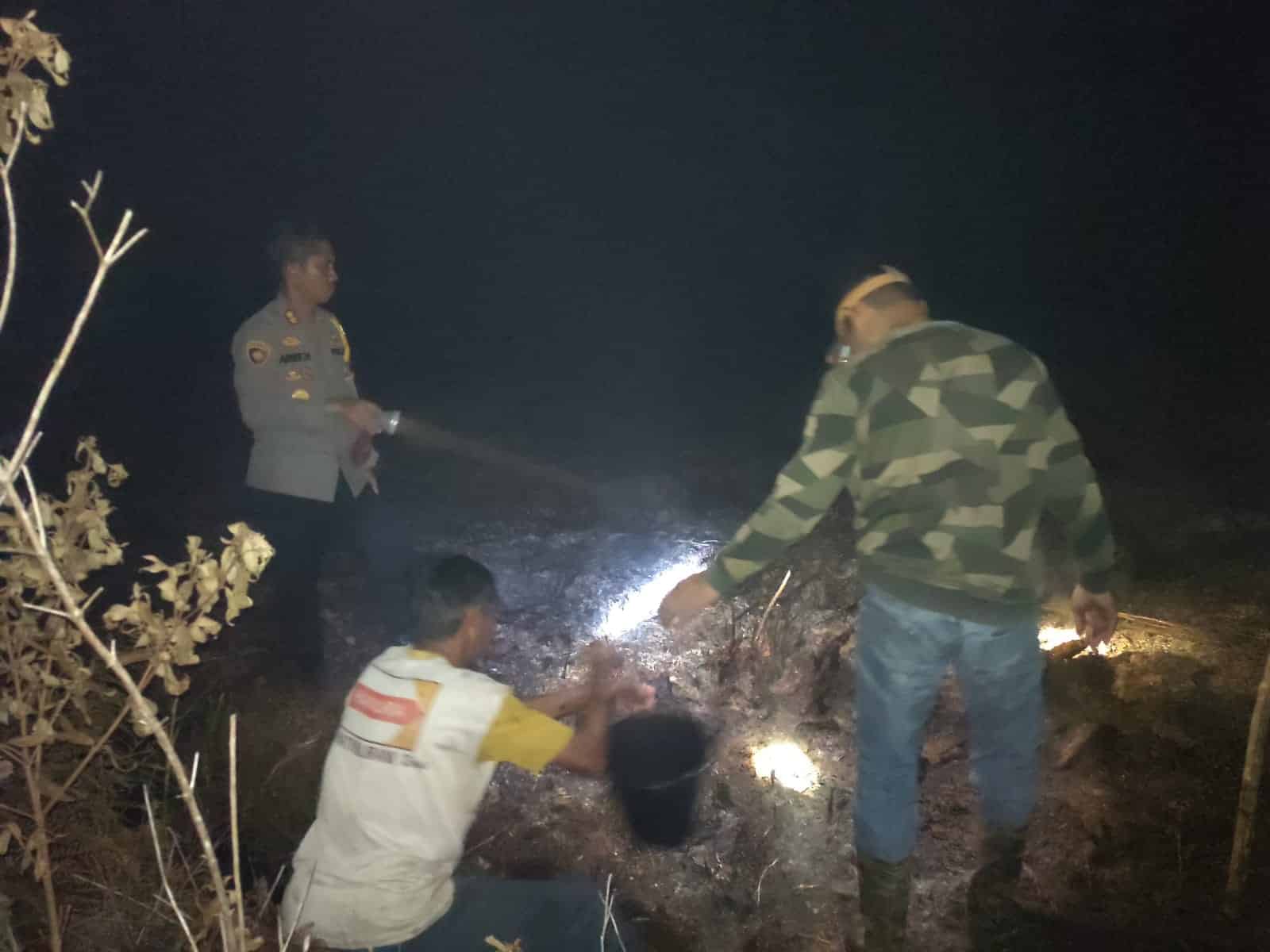 Kapolres Kubu Raya Pimpin Investigasi Karhutla di Kecamatan Sungai Kakap