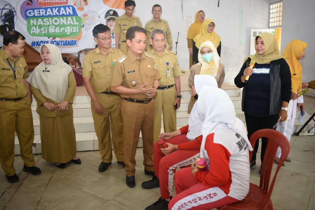Inisiasi Gerakan Aksi Bergizi, Dinkes Pontianak Kenalkan Pola Makan Sehat Sejak Dini