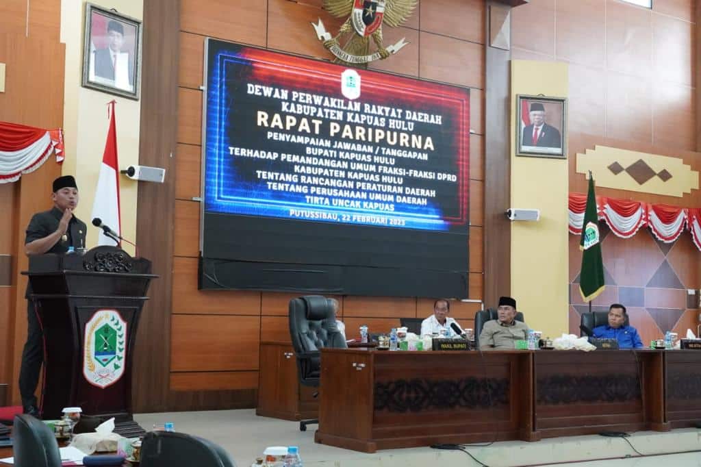 Ini Jawaban Eksekutif Atas Pertanyaan Fraksi DPRD Kapuas Hulu Tentang Berapa Laba PDAM Untuk PAD
