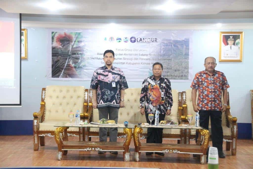 Sekda Kapuas Hulu Buka FGD Riset Biologi dan Konservasi Lutung Sentarum
