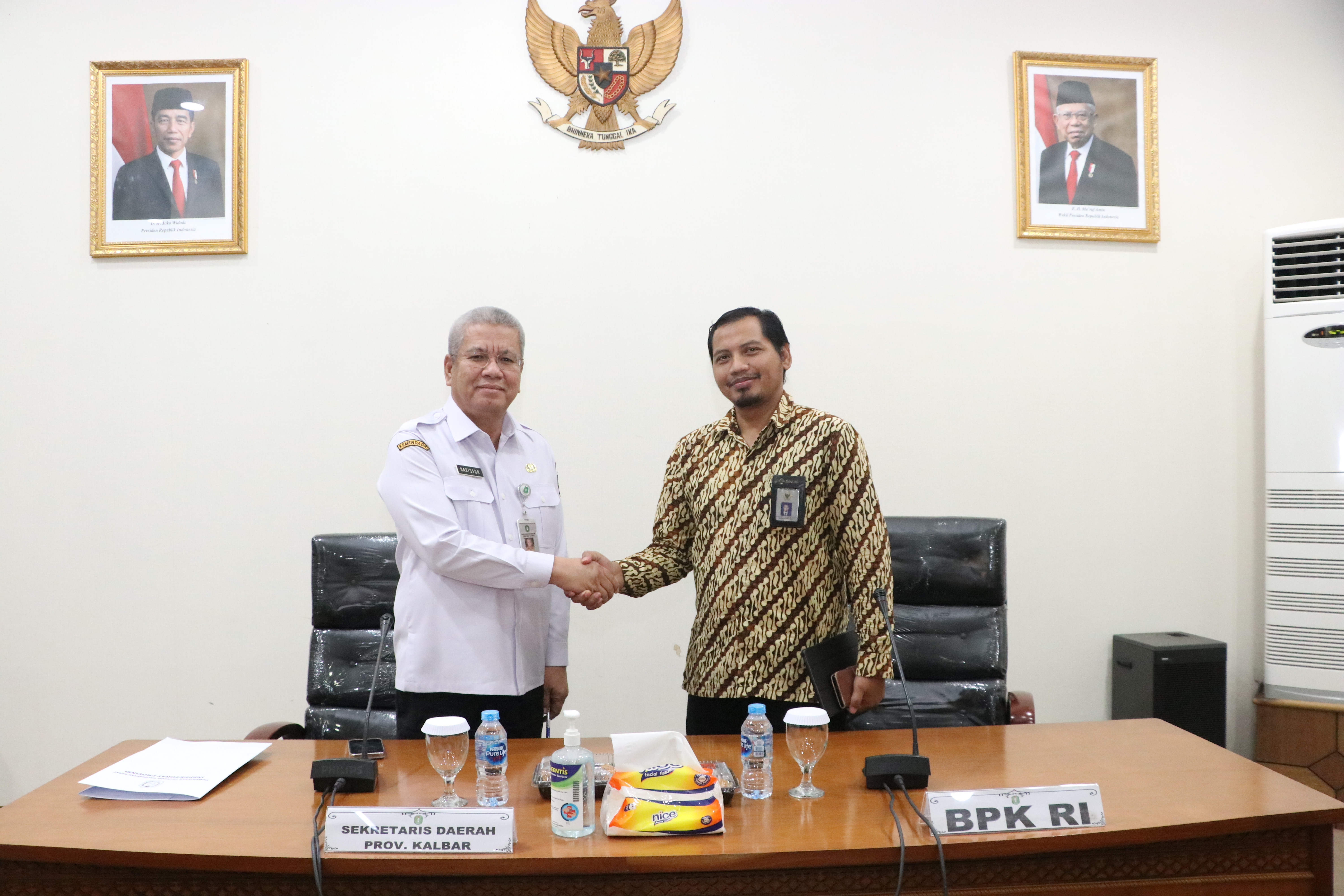 Sekda Kalbar Sambut Kehadiran TIM Auditor BPK RI